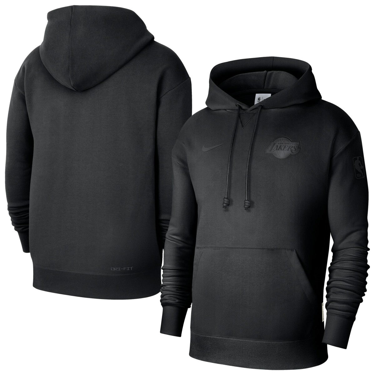 Nike - Los Angeles Lakers Men's Authentic Travel Standard Issue Dri-Fit Hoodie - Black