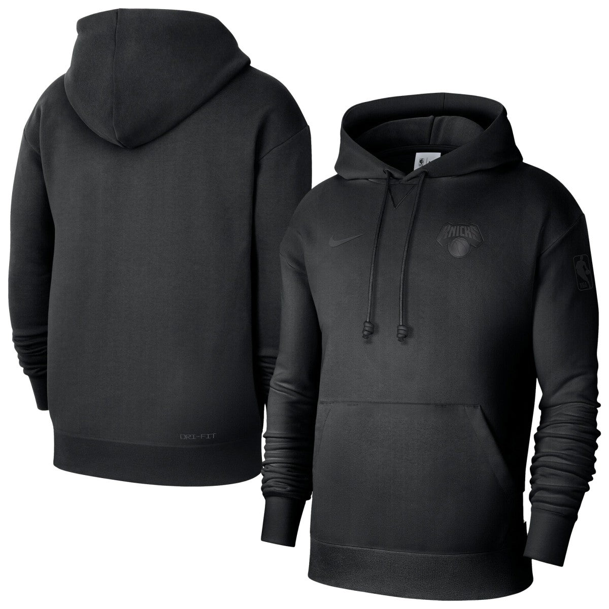 Nike - New York Knicks Men's Authentic Travel Standard Issue Dri-Fit Hoodie - Black