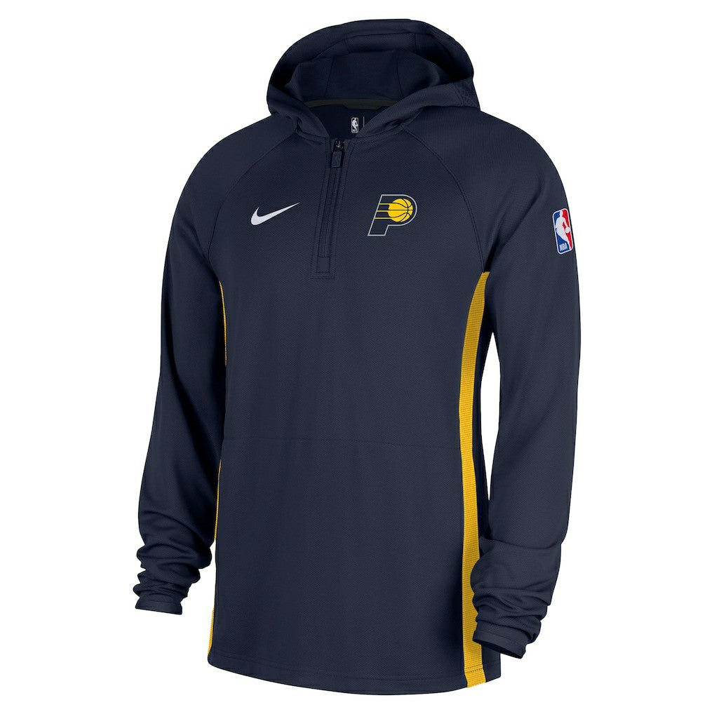 Nike - Indiana Pacers Authentic On Court Zone Quarter-Zip Dri-FIT Hoodie Jacket - Navy