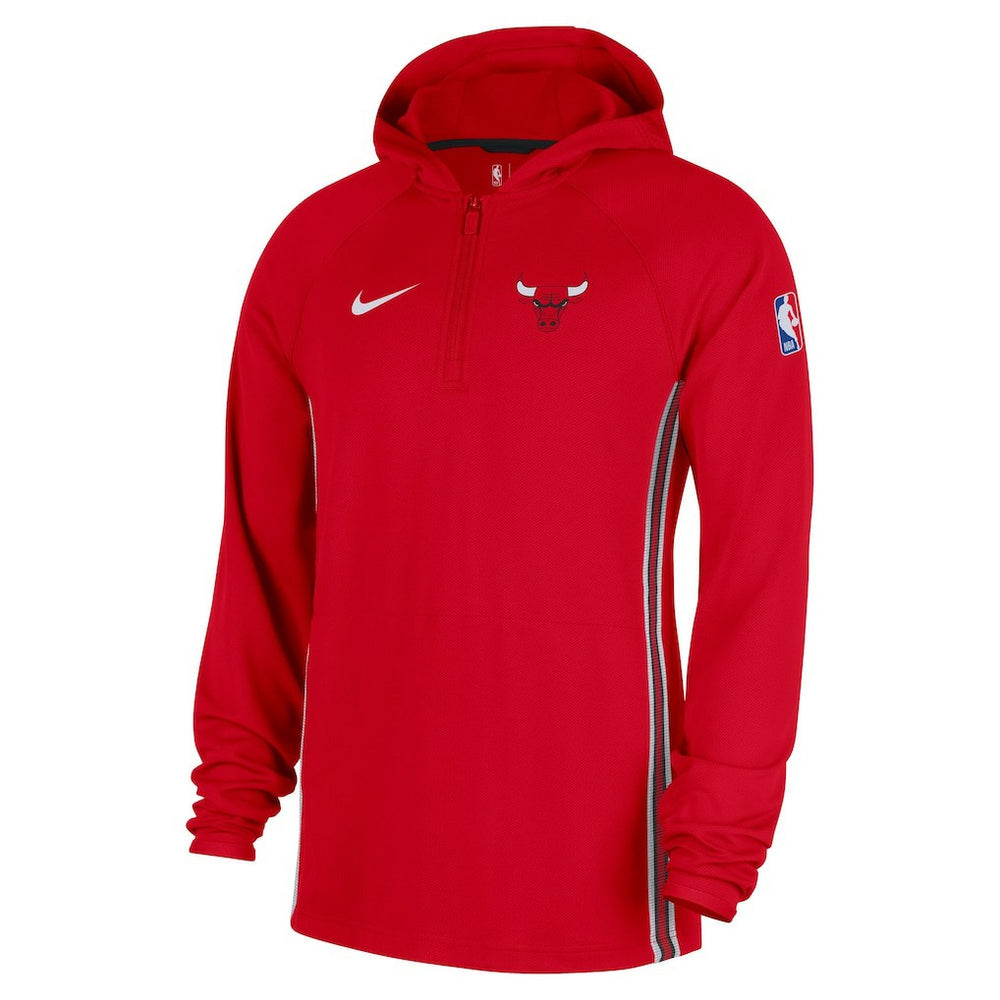 Nike - Chicago Bulls Authentic On Court Zone Quarter-Zip Dri-FIT Hoodie Jacket - Red