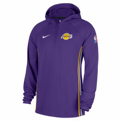 Nike - Los Angeles Lakers Authentic On Court Zone Quarter-Zip Dri-FIT Hoodie Jacket - Purple
