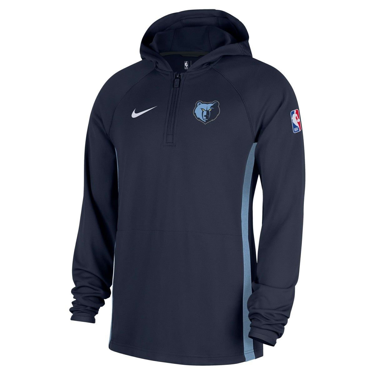Nike - Memphis Grizzlies Authentic On Court Zone Quarter-Zip Dri-FIT Hoodie Jacket - Navy