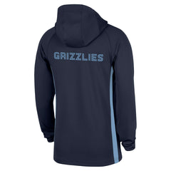 Nike - Memphis Grizzlies Authentic On Court Zone Quarter-Zip Dri-FIT Hoodie Jacket - Navy