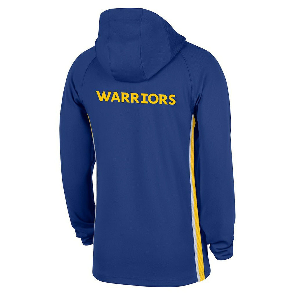 Nike - Golden State Warriors Authentic On Court Zone Quarter-Zip Dri-FIT Hoodie Jacket - Blue