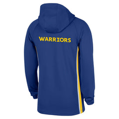 Nike - Golden State Warriors Authentic On Court Zone Quarter-Zip Dri-FIT Hoodie Jacket - Blue