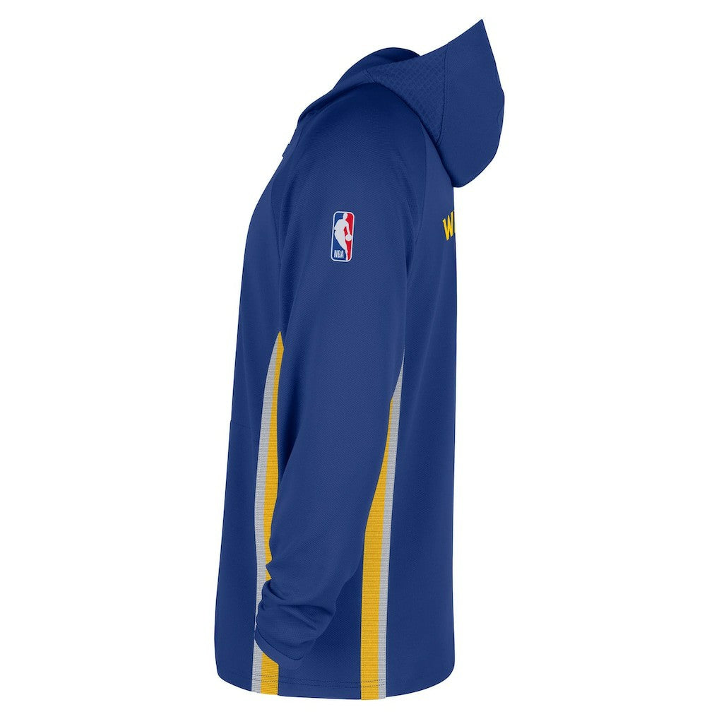 Nike - Golden State Warriors Authentic On Court Zone Quarter-Zip Dri-FIT Hoodie Jacket - Blue