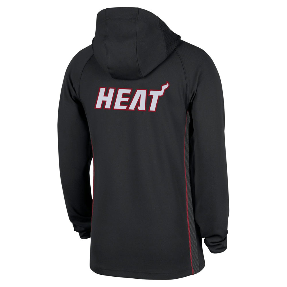 Nike - Miami Heat Authentic On Court Zone Quarter-Zip Dri-FIT Hoodie Jacket - Black