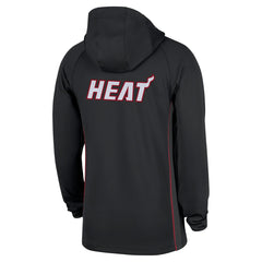 Nike - Miami Heat Authentic On Court Zone Quarter-Zip Dri-FIT Hoodie Jacket - Black