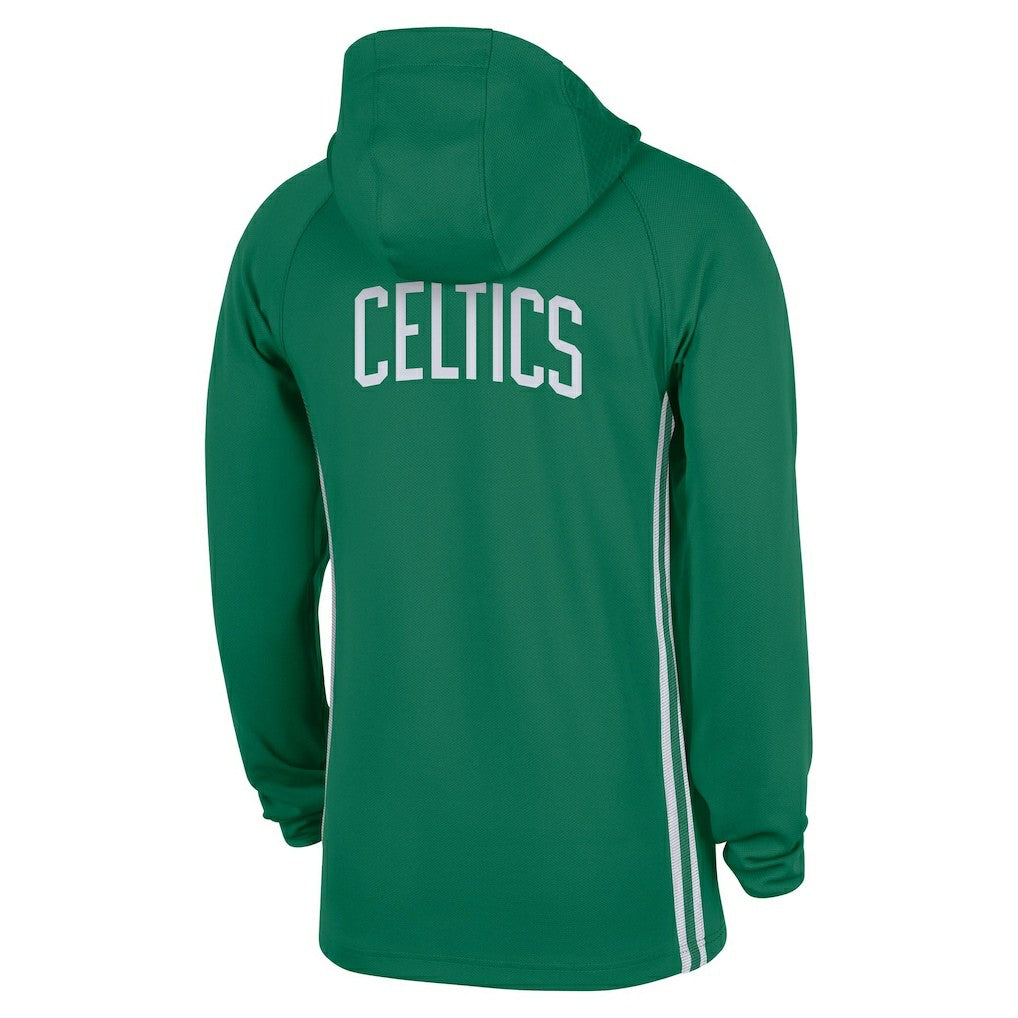 Nike - Boston Celtics Authentic On Court Zone Quarter-Zip Dri-FIT Hoodie Jacket - Kelly Green