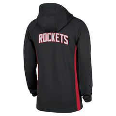 Nike - Houston Rockets Authentic On Court Zone Quarter-Zip Dri-FIT Hoodie Jacket - Black