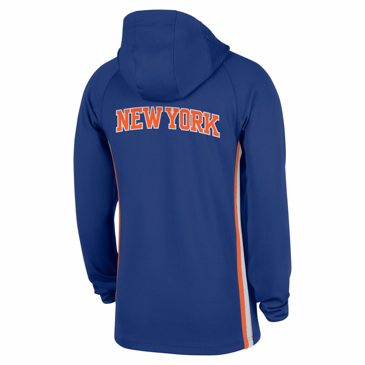 Nike - New York Knicks Authentic On Court Zone Quarter-Zip Dri-FIT Hoodie Jacket - Blue