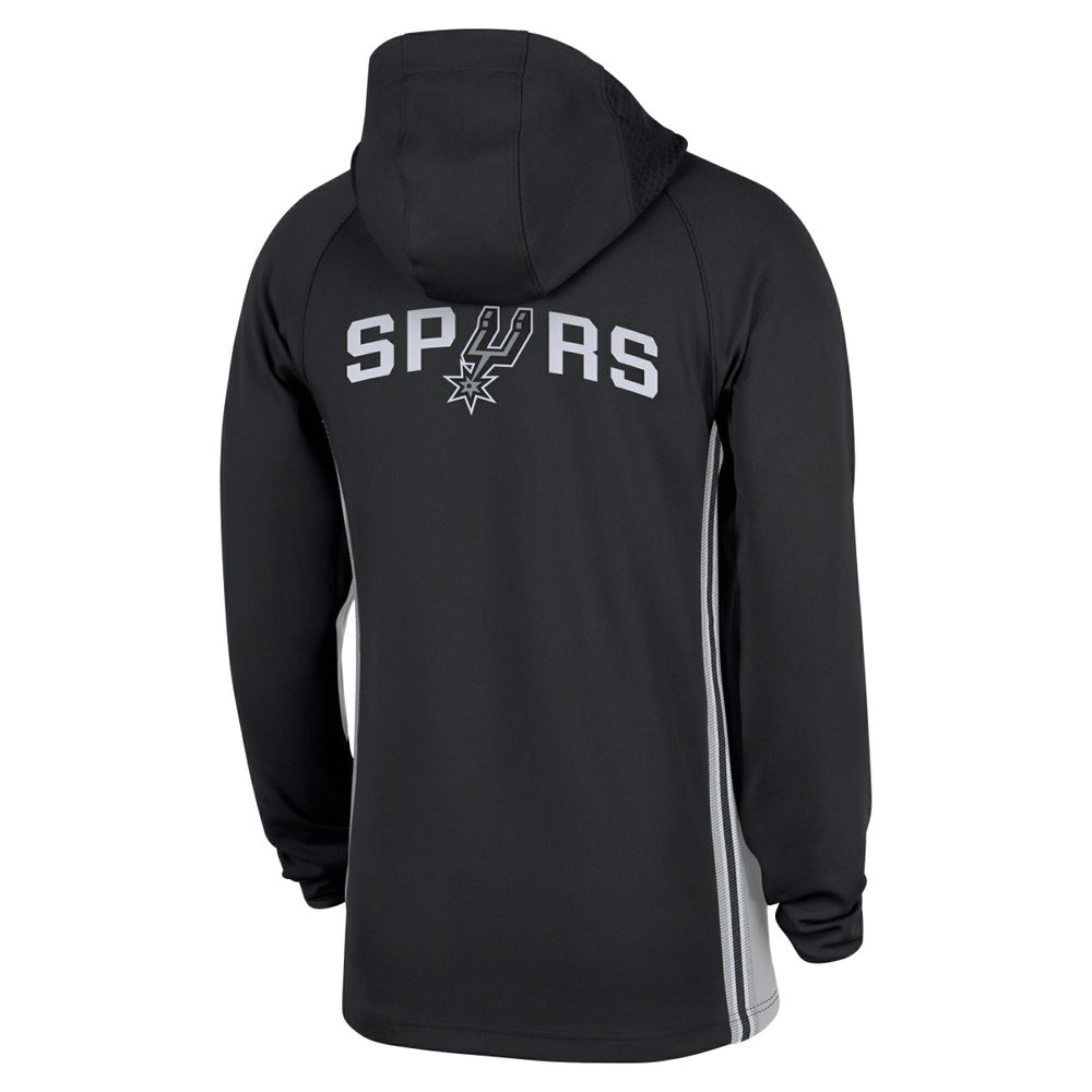 Nike - San Antonio Spurs Authentic On Court Zone Quarter-Zip Dri-FIT Hoodie Jacket - Black