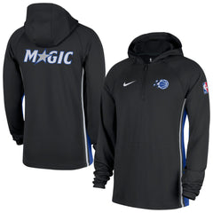 Nike - Orlando Magic Authentic On Court Zone Quarter-Zip Dri-FIT Hoodie Jacket - Black