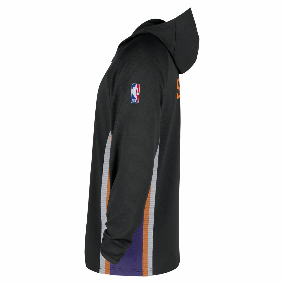 Nike - Phoenix Suns Authentic On Court Zone Quarter-Zip Dri-FIT Hoodie Jacket - Black