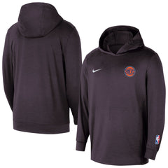 Nike - New York Knicks Authentic Practice Yoga Restore Dri-Fit Pullover Hoodie - Black
