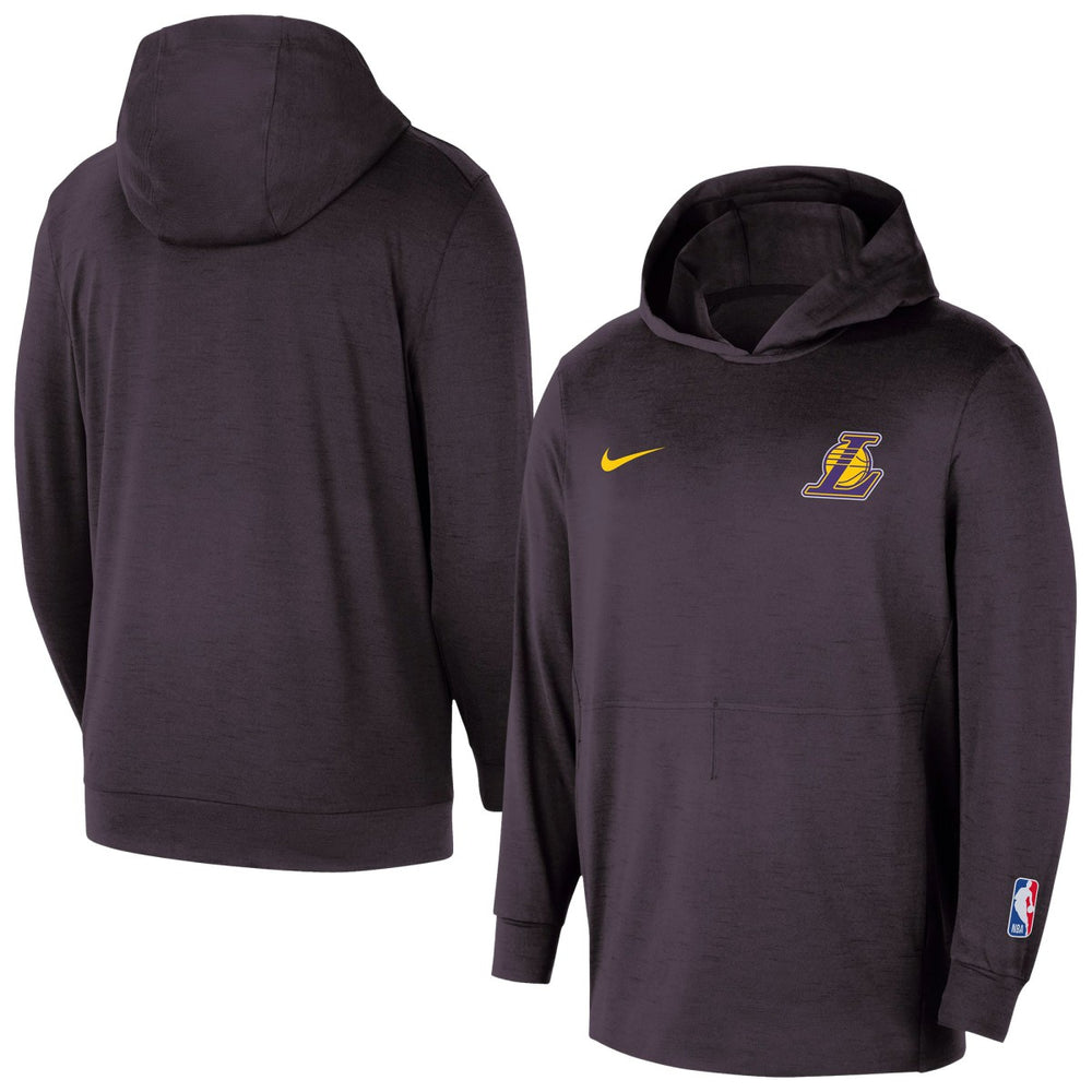 Nike - Los Angeles Lakers Authentic Practice Yoga Restore Dri-Fit Pullover Hoodie - Black