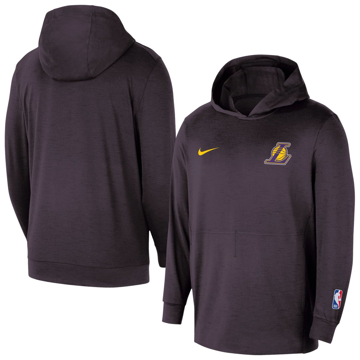 Nike - Los Angeles Lakers Authentic Practice Yoga Restore Dri-Fit Pullover Hoodie - Black