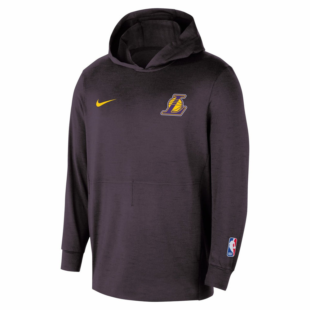 Nike - Los Angeles Lakers Authentic Practice Yoga Restore Dri-Fit Pullover Hoodie - Black