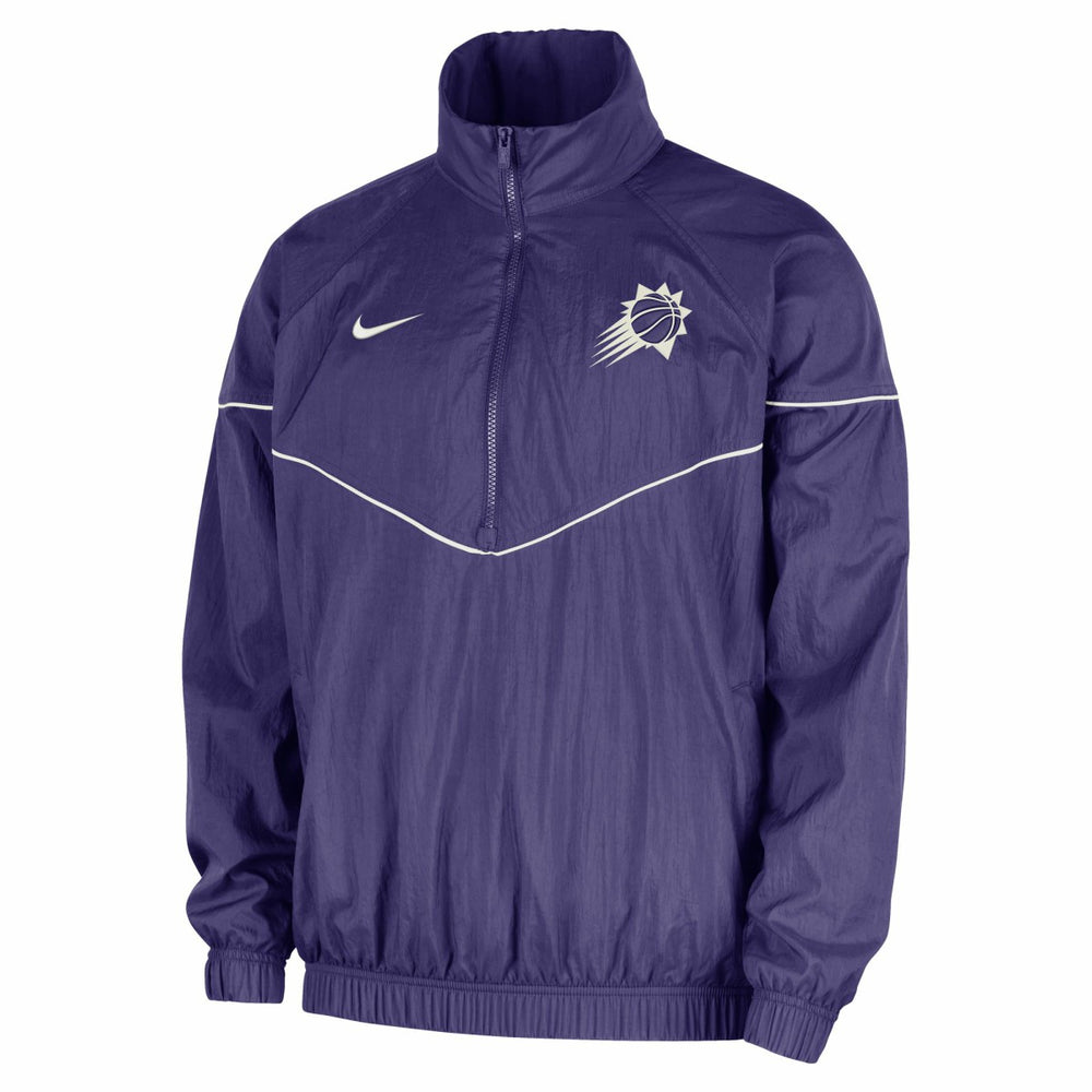 Nike - Phoenix Suns Courtside Windrunner Woven Half-Zip Hooded Jacket - Purple