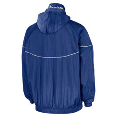 Nike - Golden State Warriors Courtside Windrunner Woven Half-Zip Hooded Jacket - Royal