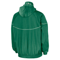 Nike - Boston Celtics Courtside Windrunner Woven Half-Zip Hooded Jacket - Kelly Green