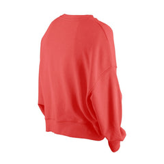 St. Louis Cardinals New Era Women's Boxy Mineral Wash Dolmen Sleeve Cropped Sweatshirt Lifestyle