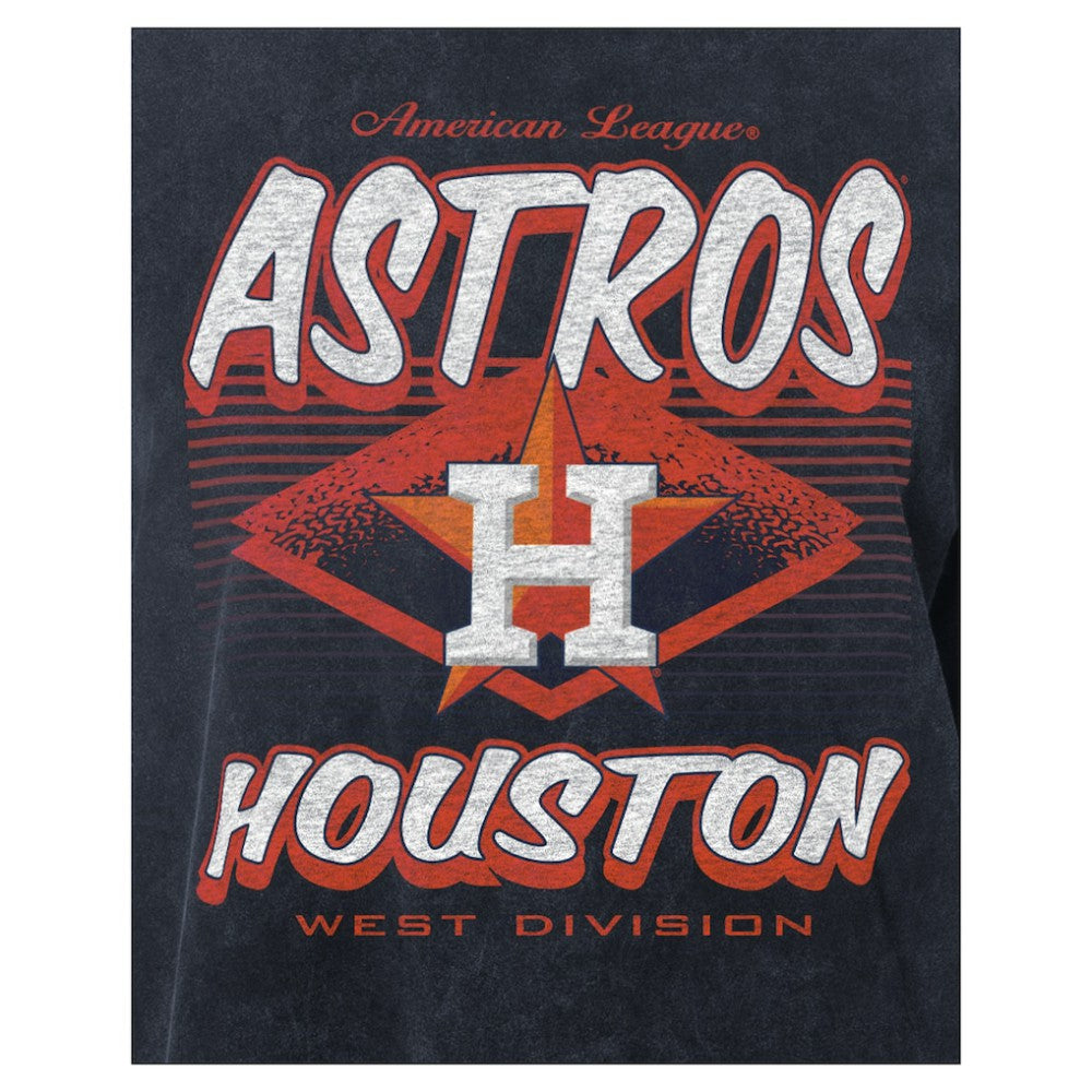 Houston Astros New Era Women's Mineral Wash Oversized T-Shirt Lifestyle