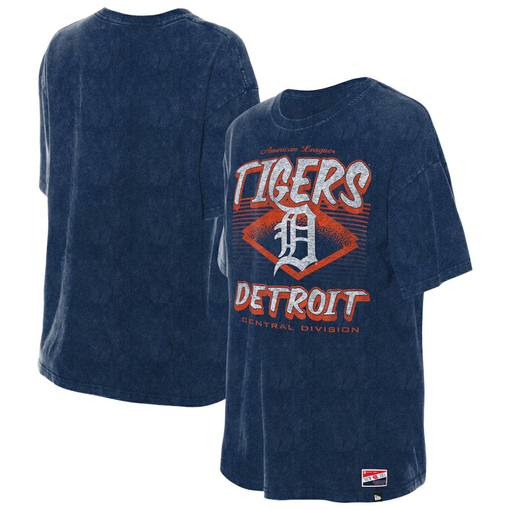 Detroit Tigers New Era Women's Mineral Wash Oversized T-Shirt for sale