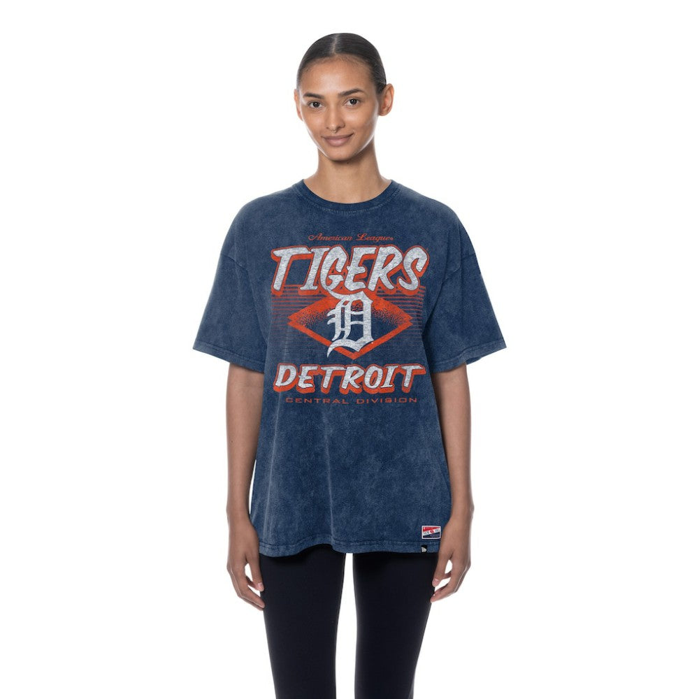 Detroit Tigers New Era Women's Mineral Wash Oversized T-Shirt for sale