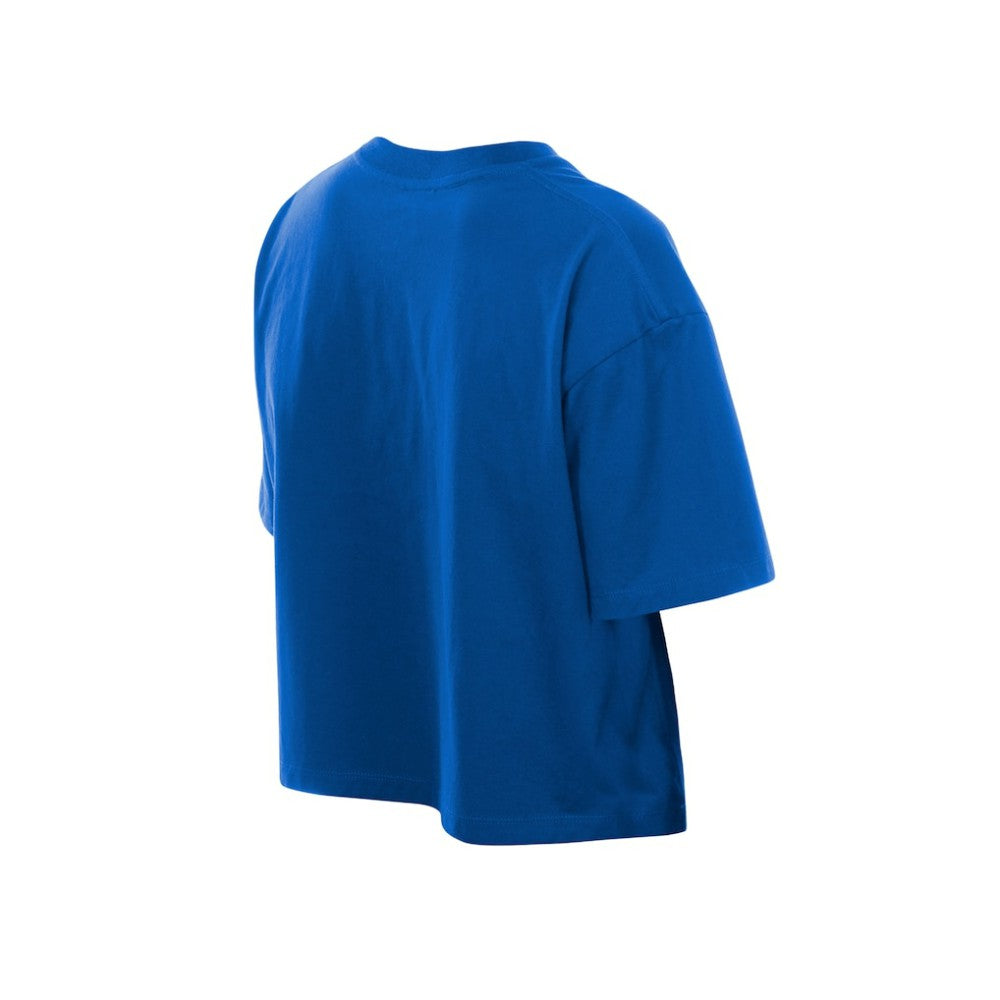 Chicago Cubs New Era Women's Boxy Foil Logo T-Shirt for sale