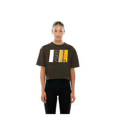 San Diego Padres New Era Women's Boxy Foil Logo T-Shirt Sale