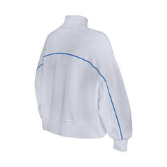 New Era Buffalo Bills Female Adult White Functional Fandom Quarter-Zip Sweatshirt - NFL