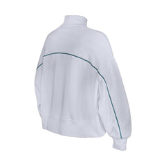 New Era Philadelphia Eagles Female Adult White Functional Fandom Quarter-Zip Sweatshirt - NFL
