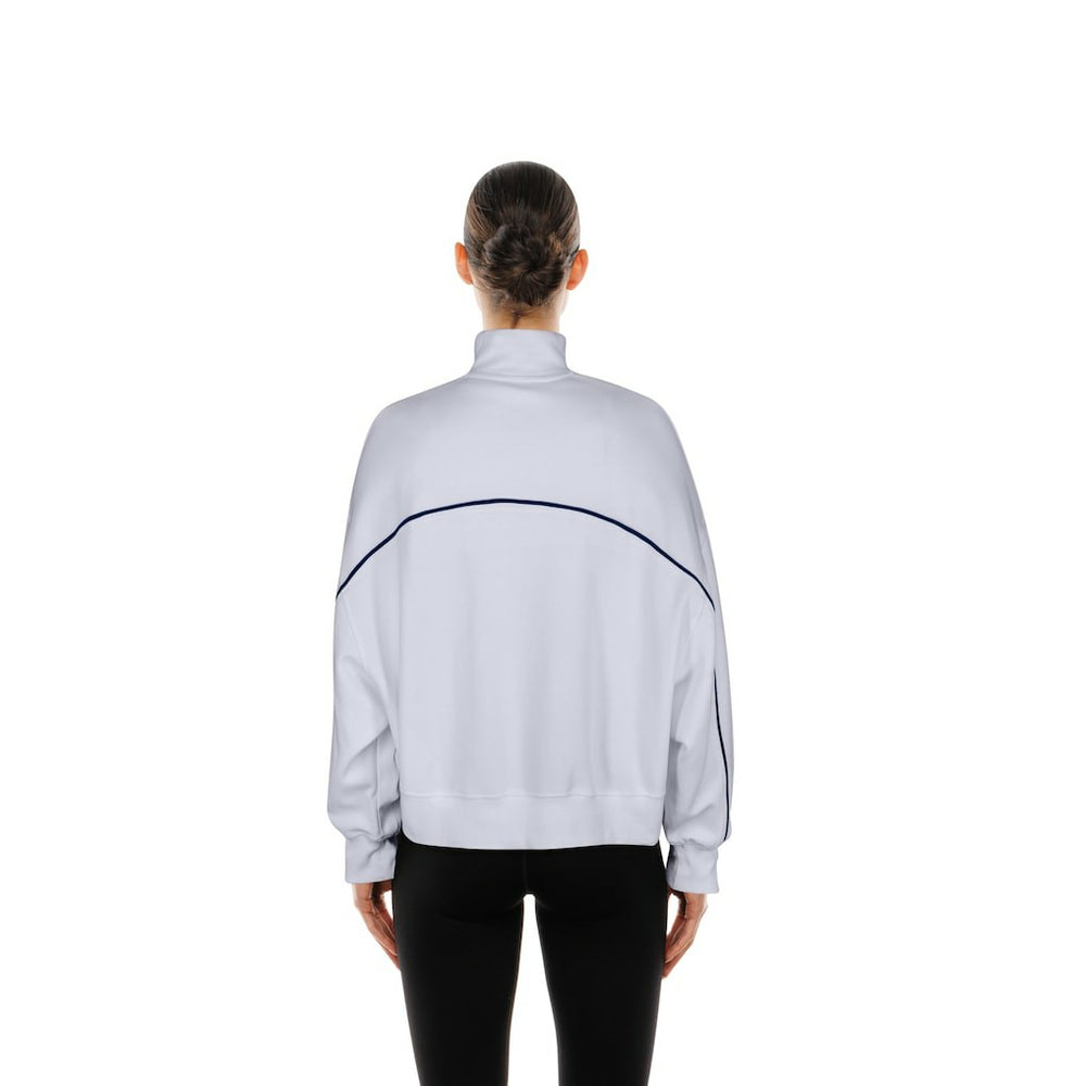 New Era Seattle Seahawks Female Adult White Functional Fandom Quarter-Zip Sweatshirt - NFL