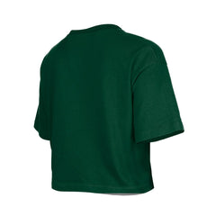 Green Bay Packers New Era Girl's Flip Sequin Boxy T-Shirt Green - NFL