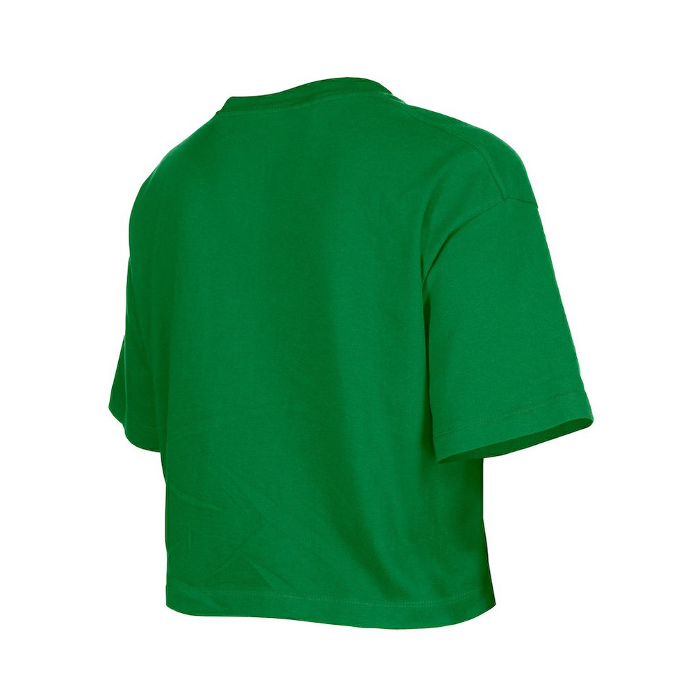 Philadelphia Eagles New Era Girl's Flip Sequin Boxy T-Shirt Kelly Green - NFL