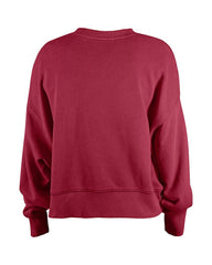 Washington Commanders New Era Girl's Flip Sequin Sweatshirt Burgundy - NFL