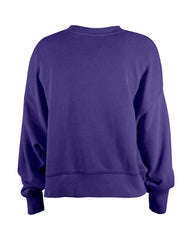 Baltimore Ravens New Era Girl's Flip Sequin Sweatshirt Purple - NFL