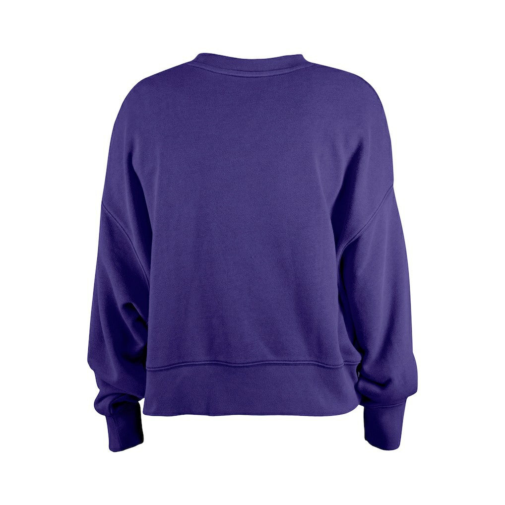 Minnesota Vikings New Era Girl's Flip Sequin Sweatshirt Purple - NFL