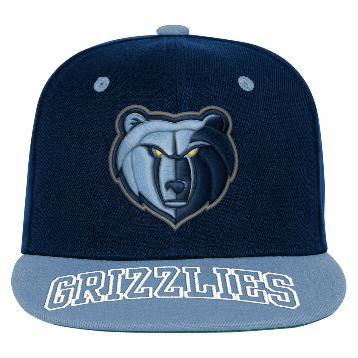 NBA - Memphis Grizzlies Outerstuff Youth Two-Tone Snapback Hat - Navy/Light Blue