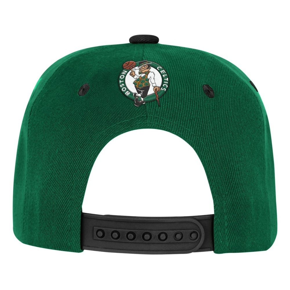 NBA - Boston Celtics Outerstuff Youth Two-Tone Snapback Hat - Kelly Green/Black