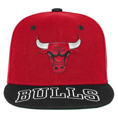 NBA - Chicago Bulls Outerstuff Youth Two-Tone Snapback Hat - Red/Black