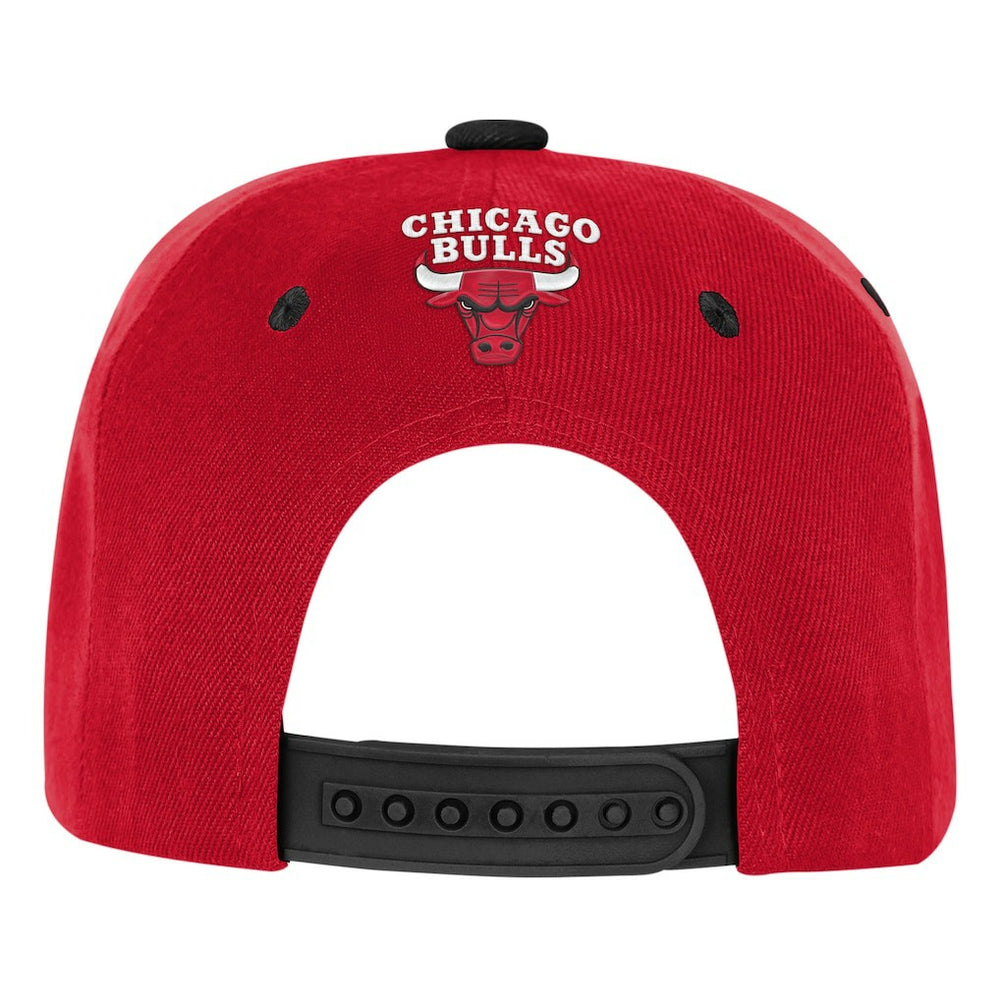 NBA - Chicago Bulls Outerstuff Youth Two-Tone Snapback Hat - Red/Black