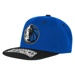 NBA - Dallas Mavericks Outerstuff Youth Two-Tone Snapback Hat - Blue/Black