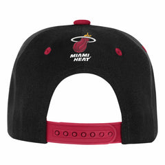 NBA - Miami Heat Outerstuff Youth Two-Tone Snapback Hat - Black/Red