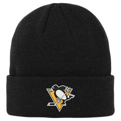 Pittsburgh Penguins Outerstuff Youth 2.0 Essential Cuffed Knit Hat Black