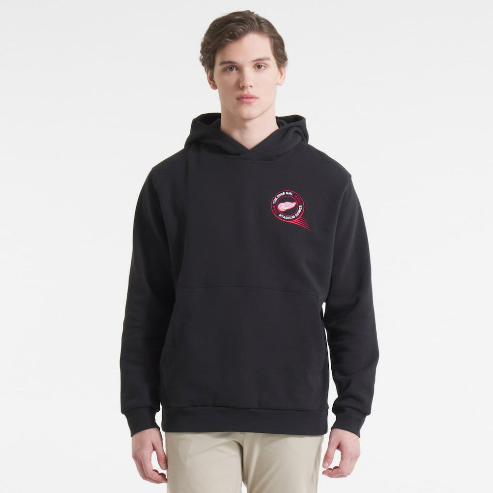 Detroit Red Wings - lululemon 2025 NHL Stadium Series Steady State Pullover Hoodie Black