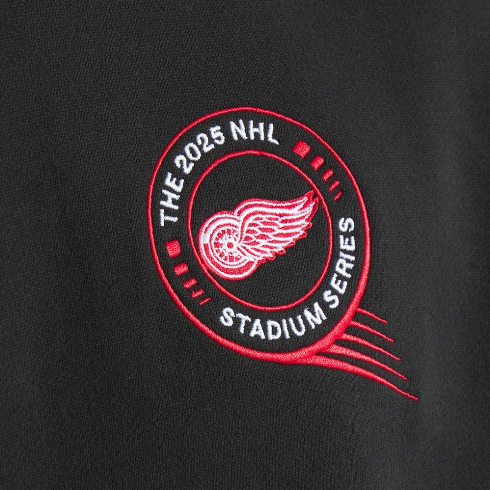 Detroit Red Wings - lululemon 2025 NHL Stadium Series Steady State Pullover Hoodie Black