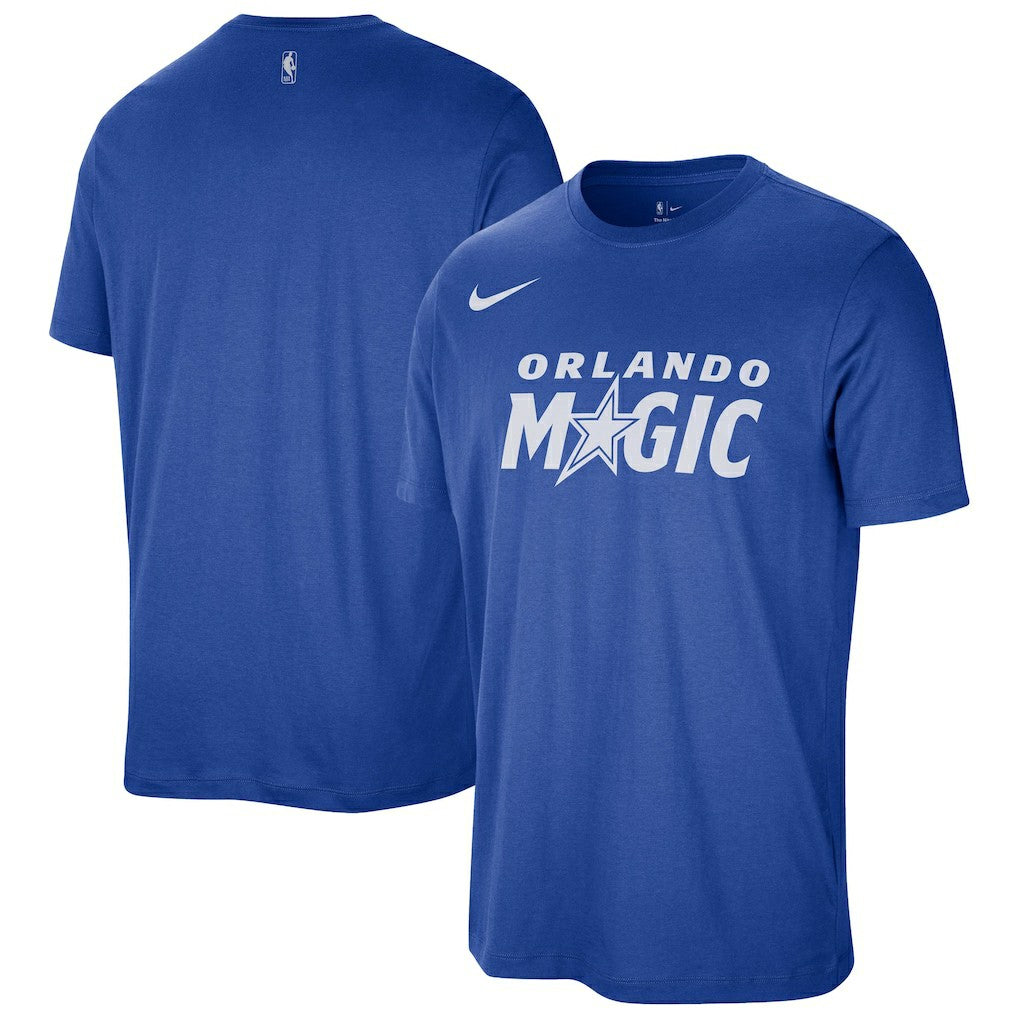 Nike - Orlando Magic Unisex Team Wordmark Essential T-Shirt - Blue