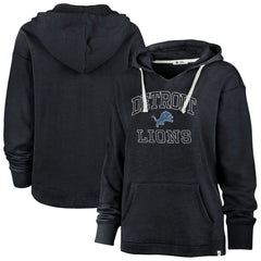 Detroit Lions '47 Women's Plus Size Clarity Kennedy Pullover Hoodie Navy - 47 brand